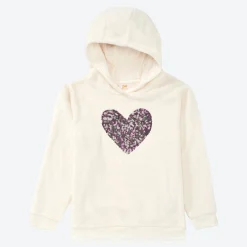Kinder NKD Kinder-Mädchen-Fleeceshirt mit Pailletten-Applikation