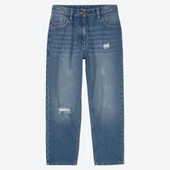 Kinder NKD Kinder-Mädchen-Jeans mit Destroy-Effekten