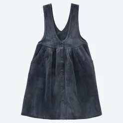 Kinder NKD Kinder-Mädchen-Kleid mit Knöpfen