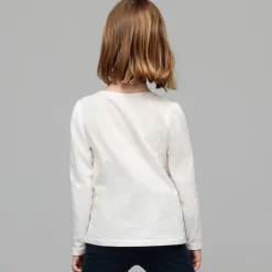 Kinder NKD Kinder-Mädchen-Langarmshirt mit Pailletten-Schleife