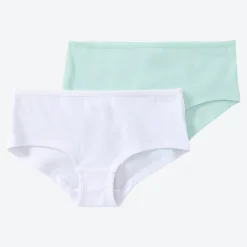 Kinder NKD Kinder-Mädchen-Panty aus Rippstrick, 2er-Pack