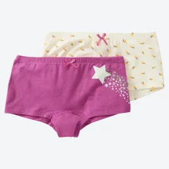 Kinder NKD Kinder-Mädchen-Panty mit Schleifen-Detail, 2er-Pack