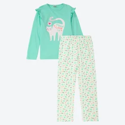 Kinder NKD Kinder-Mädchen-Pyjama mit Print