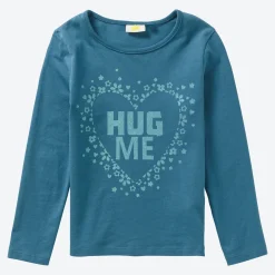Kinder NKD Kinder-Mädchen-Shirt mit Glitzerdruck