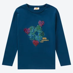 Kinder NKD Kinder-Mädchen-Shirt mit Wendepailletten