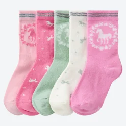 Kinder NKD Kinder-Mädchen-Socken, 5er-Pack