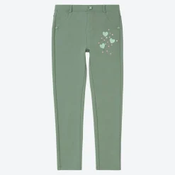 Kinder NKD Kinder-Mädchen-Sweatleggings mit Stickerei