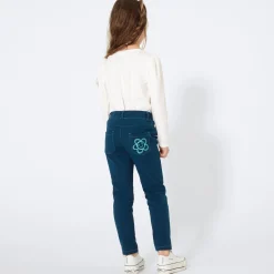 Kinder NKD Kinder-Mädchen-Sweatleggings mit Stickerei