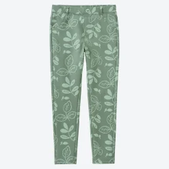 Kinder NKD Kinder-Mädchen-Sweatleggings mit Blattmuster