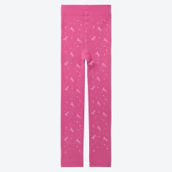 Kinder NKD Kinder-Mädchen-Thermo-Leggings mit Pferde-All-Over-Print