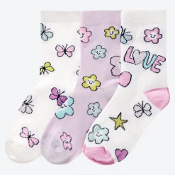 Kinder NKD Kinder-Socken, 3er-Pack