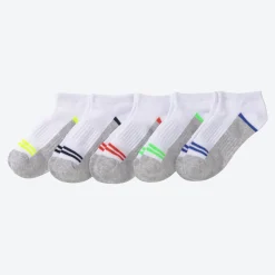 Kinder NKD Kinder-Sport-Sneaker-Socken, 5er-Pack