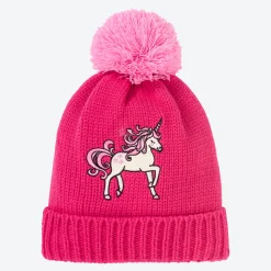 Kinder NKD Kinder-Strickmütze mit Bommel und Einhornmotiv