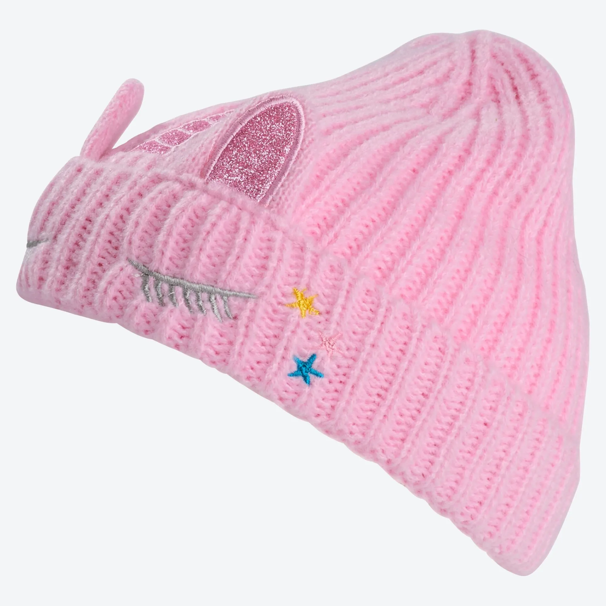 Kinder NKD Kinder-Strickmütze mit Einhorn-Motiv