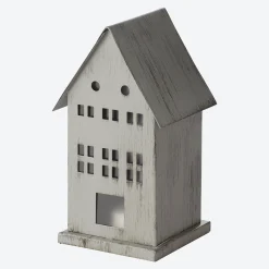 NKD LED-Haus aus Metall, ca. 7x7x15,5cm