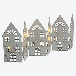 NKD LED-Metallstadt mit 18 LEDs
