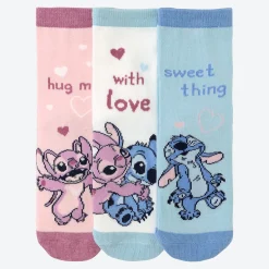 Kinder NKD Lilo & Stitch Kinder-Socken, 3er-Pack