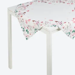 NKD Mitteldecke mit Blumen-Design, ca. 80x80cm