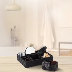 NKD Organizer-Set in Flecht-Optik, 6-teilig