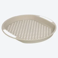 NKD Serviertablett mit Antirutsch-Funktion, ca. 40x40x4cm