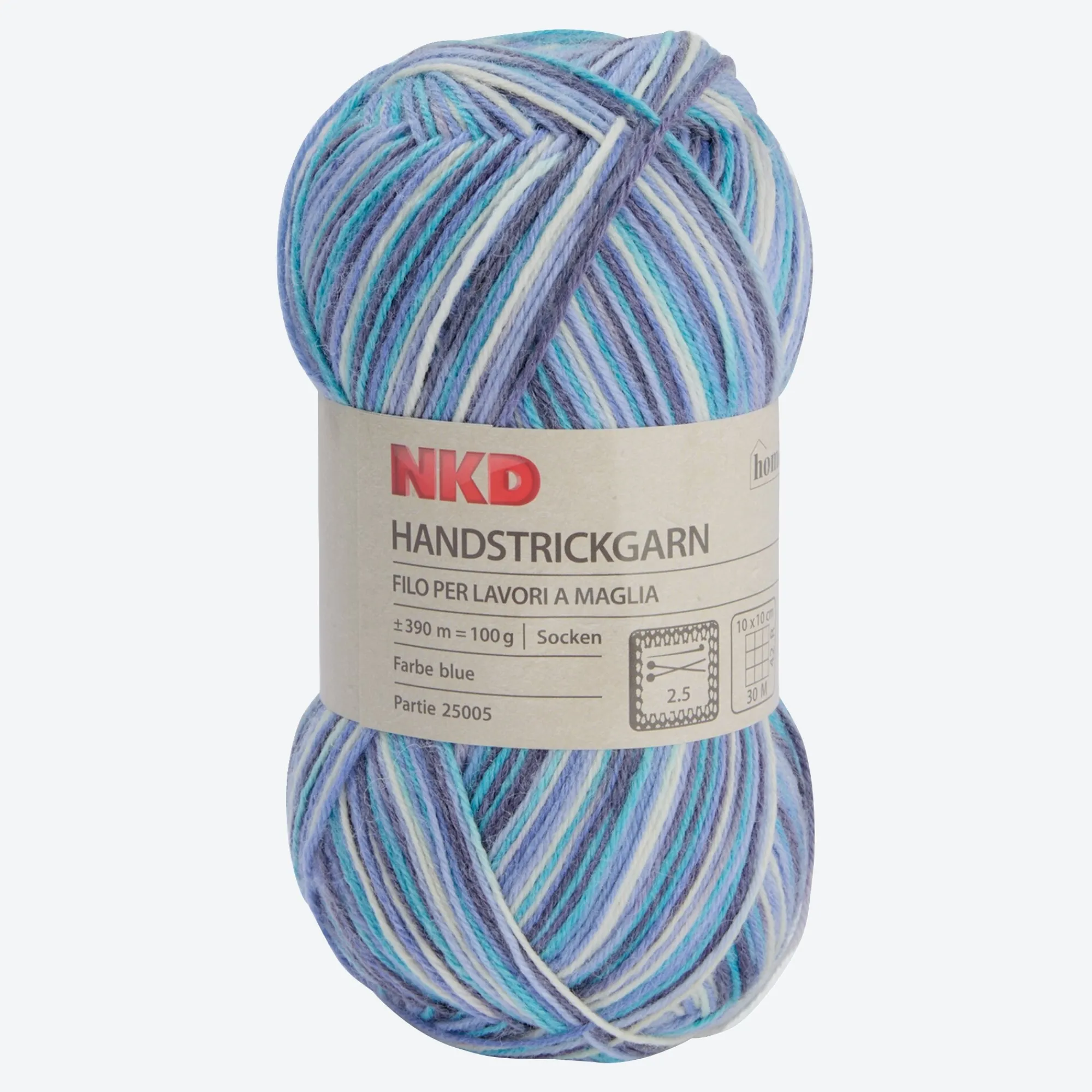 NKD Socken-Handstrickgarn, ca. 100g