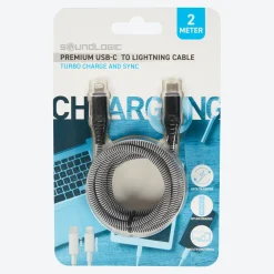 NKD Soundlogic Premium-Ladekabel, USB-Type-A zu Lightning, ca. 2m