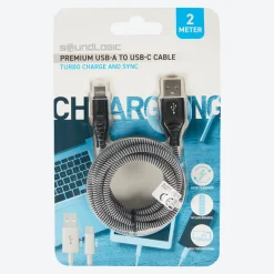 NKD Soundlogic Premium-Ladekabel, USB-Type-A zu USB-Type-C, ca. 2m