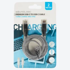 NKD Soundlogic Premium-Ladekabel, USB-Type-C zu USB-Type-C, ca. 2m