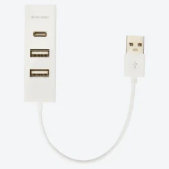 NKD Soundlogic USB-Hub mit 3 USB-Type-A-Anschlüssen & 1 USB-Type-C-Anschluss