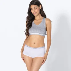 Damen NKD Teener-Hipster mit hohem Baumwollanteil, 3er-Pack