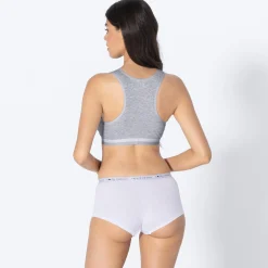 Damen NKD Teener-Hipster mit hohem Baumwollanteil, 3er-Pack