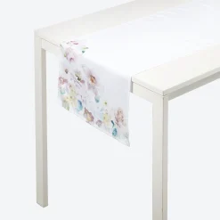 NKD Tischläufer mit Blumenmuster, ca. 40x140 cm