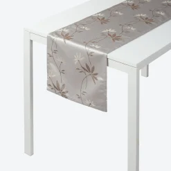 NKD Tischläufer mit zweifarbigem Jacquard-Muster, ca. 40x140cm