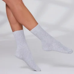 Damen NKD Unisex-Gesundheitssocken mit Baumwolle, 3er-Pack