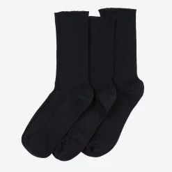 Damen NKD Unisex-Gesundheitssocken mit Baumwolle, 3er-Pack