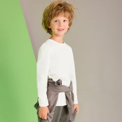 Kinder NKD Unisex-Kinder-Langarmshirt, 2er-Pack