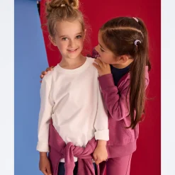 Kinder NKD Unisex-Kinder-Langarmshirt, 2er-Pack
