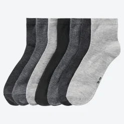 Damen NKD Unisex-Kurzschaft-Socken, 7er-Pack