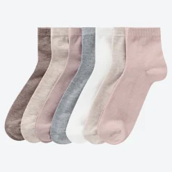 Damen NKD Unisex-Kurzschaft-Socken, 7er-Pack