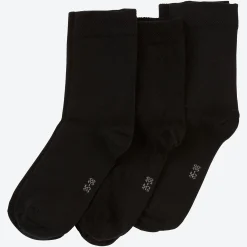 Damen NKD Unisex-Premium-Socken mit Komfort-Bund, 3er-Pack