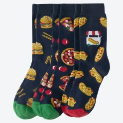 Damen NKD Unisex-Socken mit unterschiedlichen Motiven, 3er-Pack